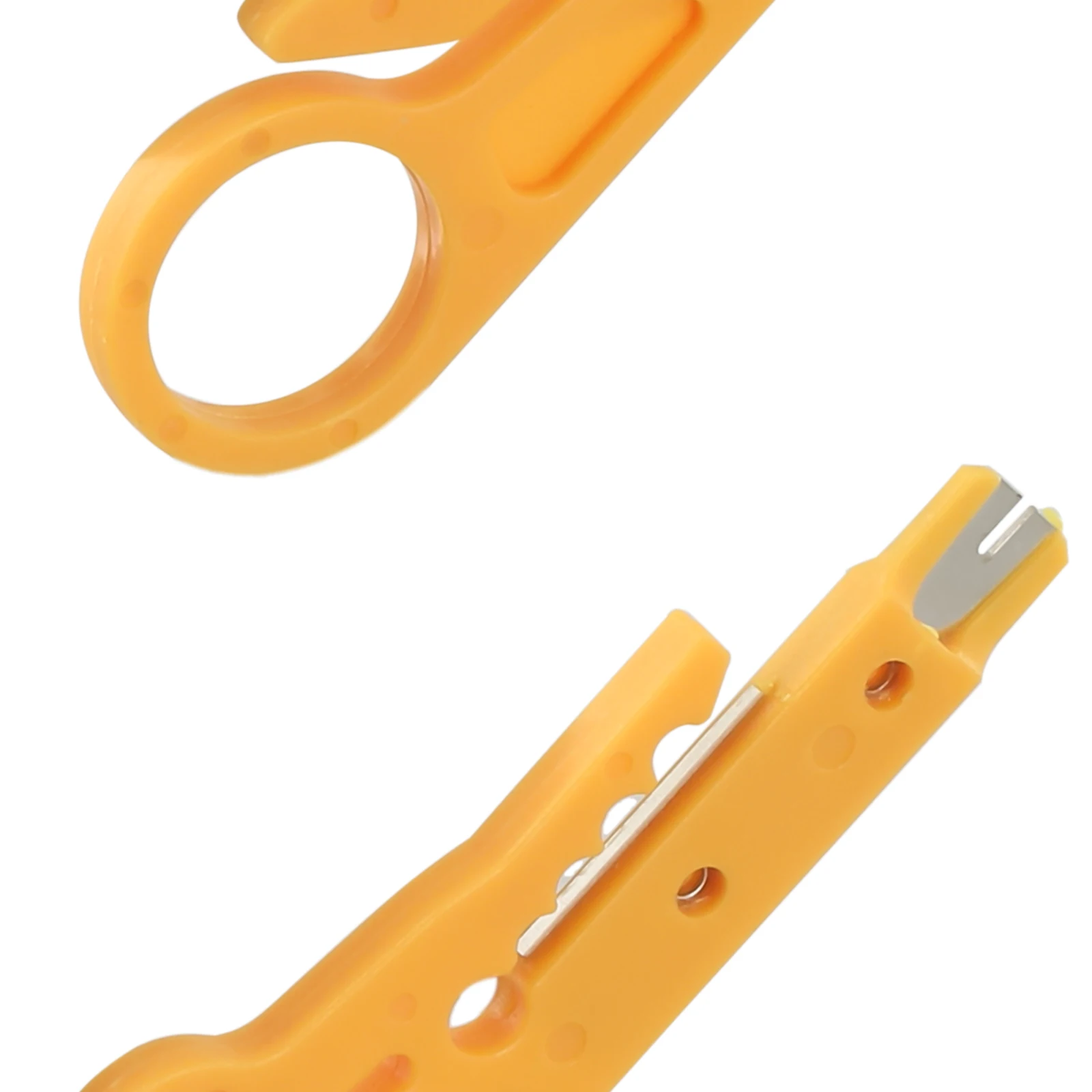 1pcs Wire Cutter Electric Wire Stripper Rimper Pliers Simple To Use Strip Twisted-pair UTP/STP Data Cables Yellow New