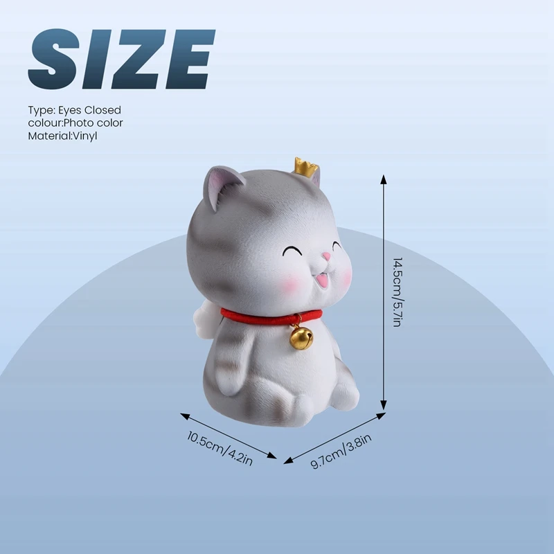 Cute Cat Decorative Saving Bank,Home Decoration Coin Bank Money Piggy Bank Help Form Right Money Habits