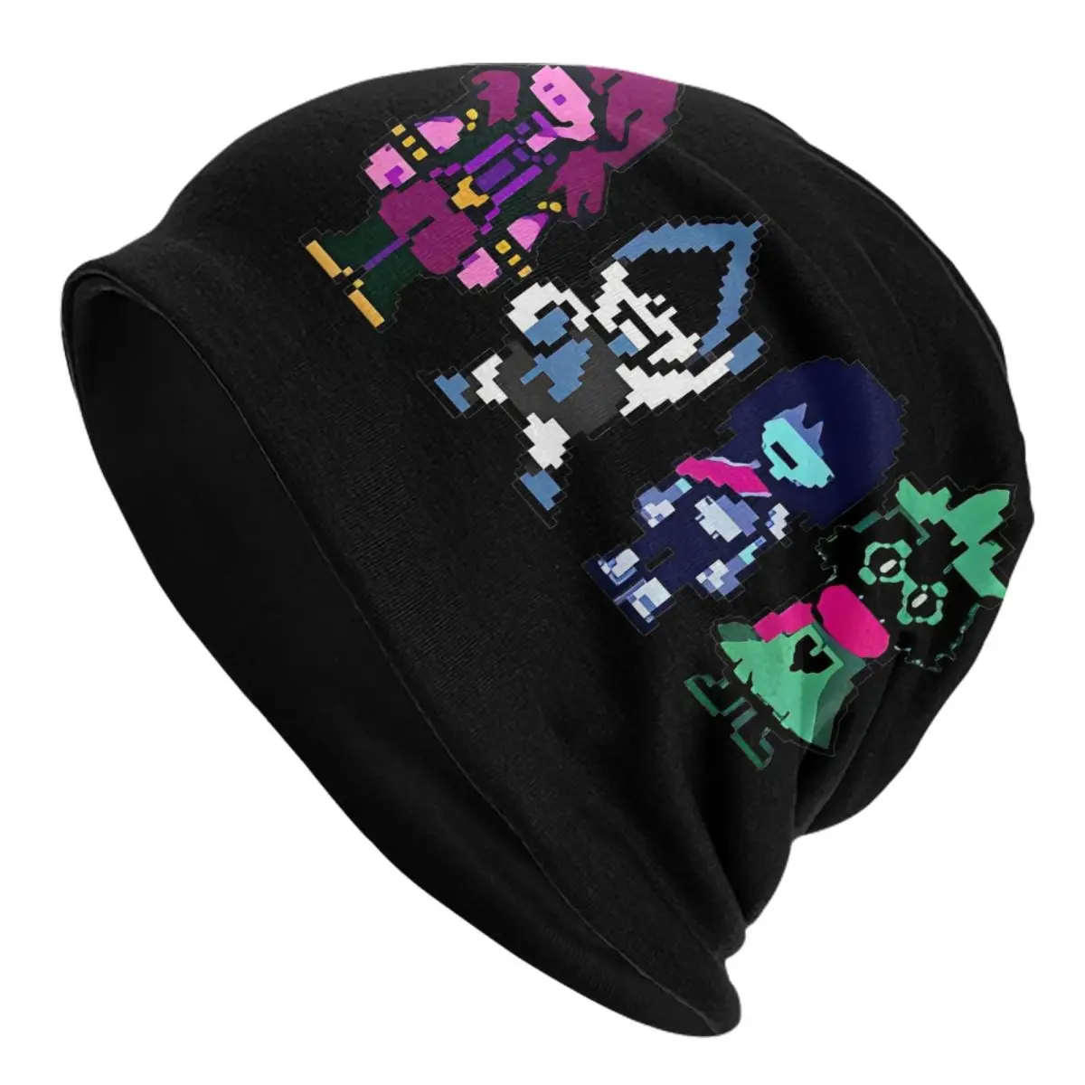 DELTARUNE - MAIN CHARACTERS Skullies Beanies Hat Hip Hop Unisex Street Caps Warm Thermal Elastic Bonnet