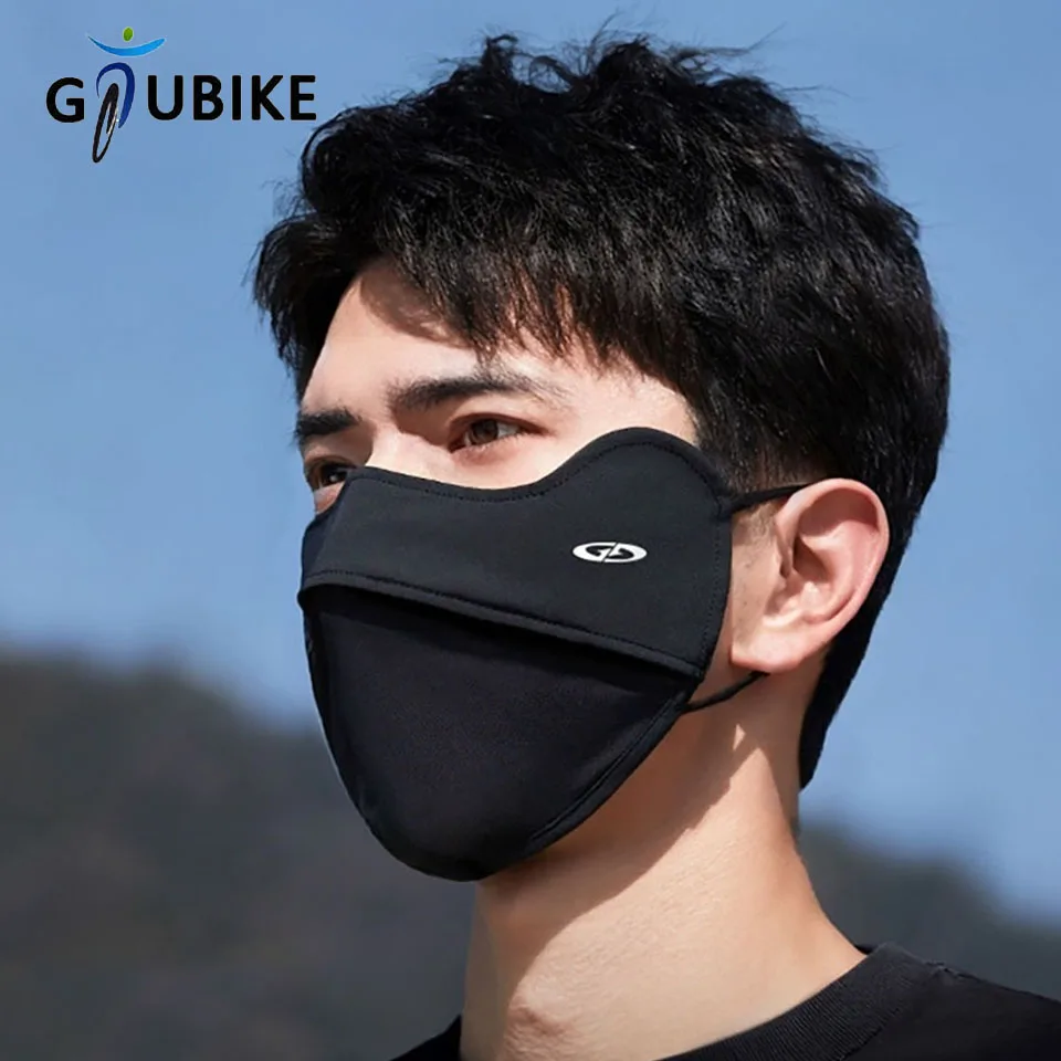 AliExpress GTUBIKE Summer Ice Silk UV Protection Mask Breathable Outdoor Sport Cycling Hiking Women Men Adjustable Unisex Face