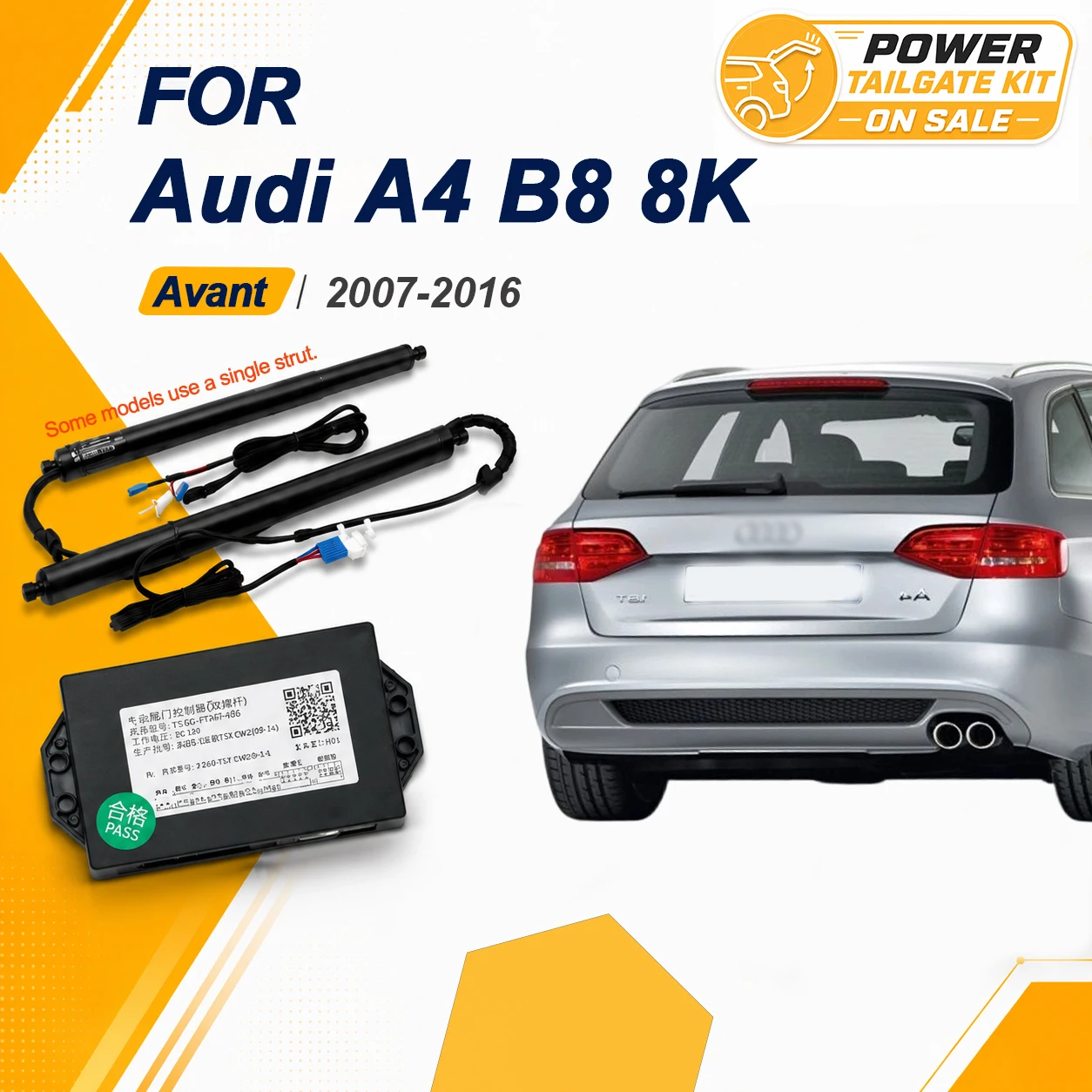 For Audi A4 B8 8K Avant 2007-2016 Power Liftgate Kit Electric Tailgate Power Struts Automatic Rear Hatch Opening System