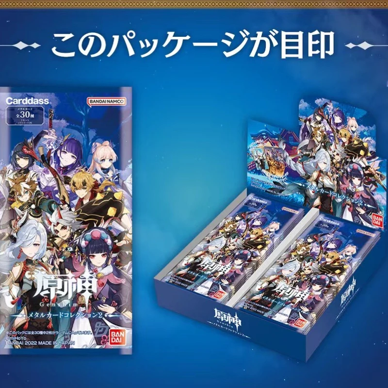 

Limited Genshin Impact Card Set Electro Archon & Fox Priestess Firework Girl & Funeral Director Kamisato, BANDAI Anime TCG Gift