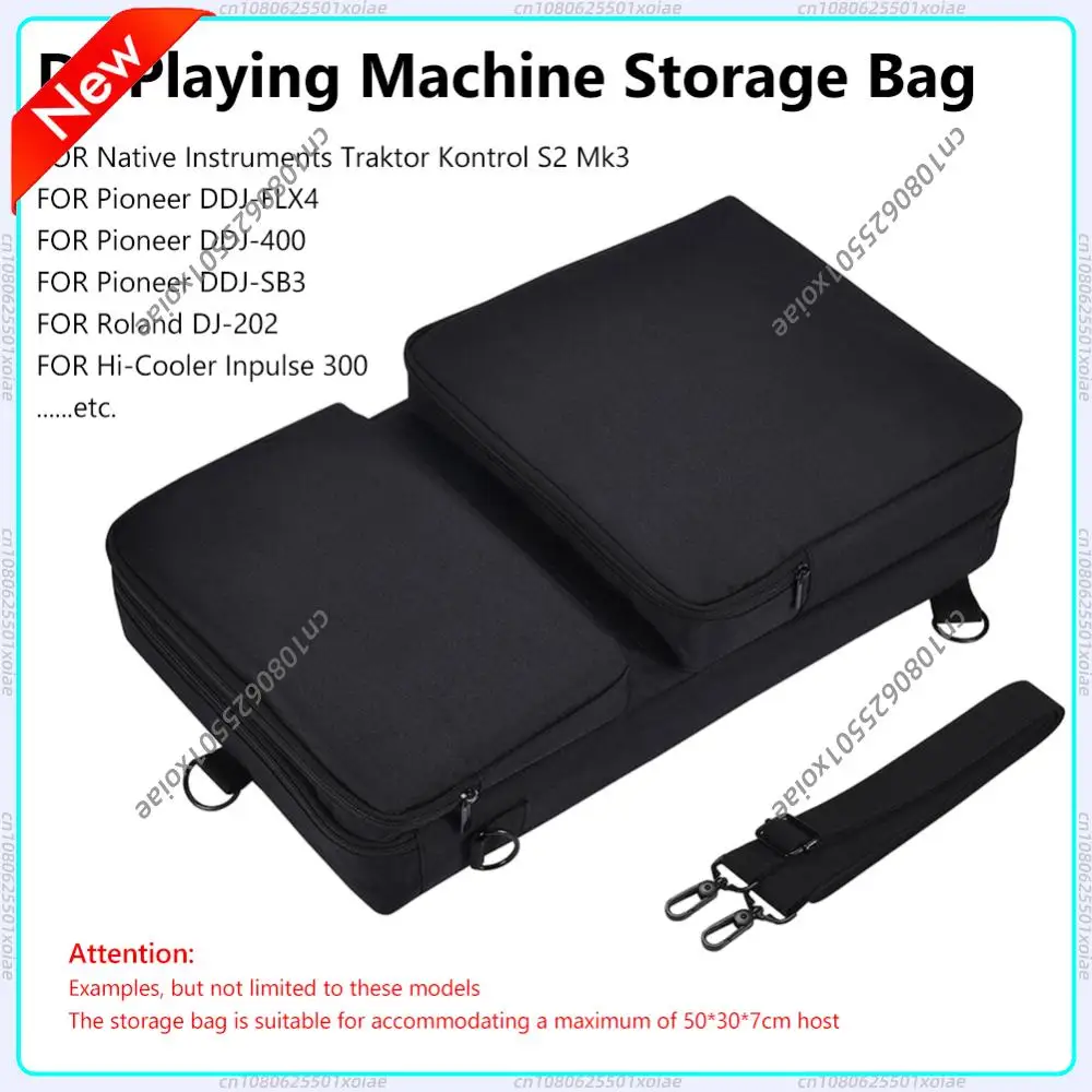 

Portable DJ Disc Player Carrying Case Scratch-resistant DJ Turntables Protective Case Accessories for Pioneer DDJ-400 DDJ-FLX4
