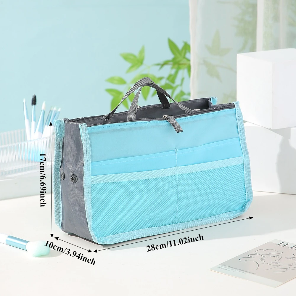 حقيبة تخزين عملية متعددة محمولة باليد لأدوات الزينة وحقيبة تخزين أدوات الزينة وحقيبة تنظيم وحقيبة أدوات الزينة السميكة