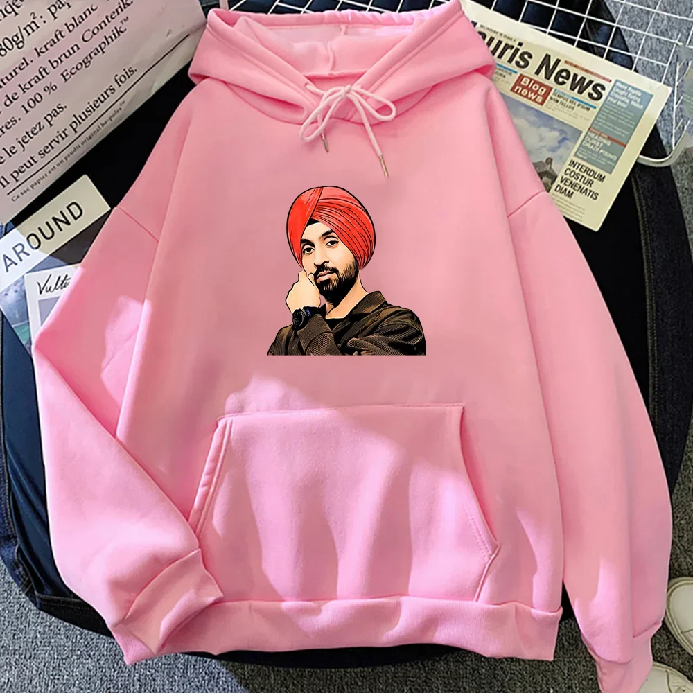 

Diljit Dosanjh Vintage Style Men/Women Handsome Hoodies Casual Oversized Pullovers Popular Sweatshirts Fashion Gothic Clothing