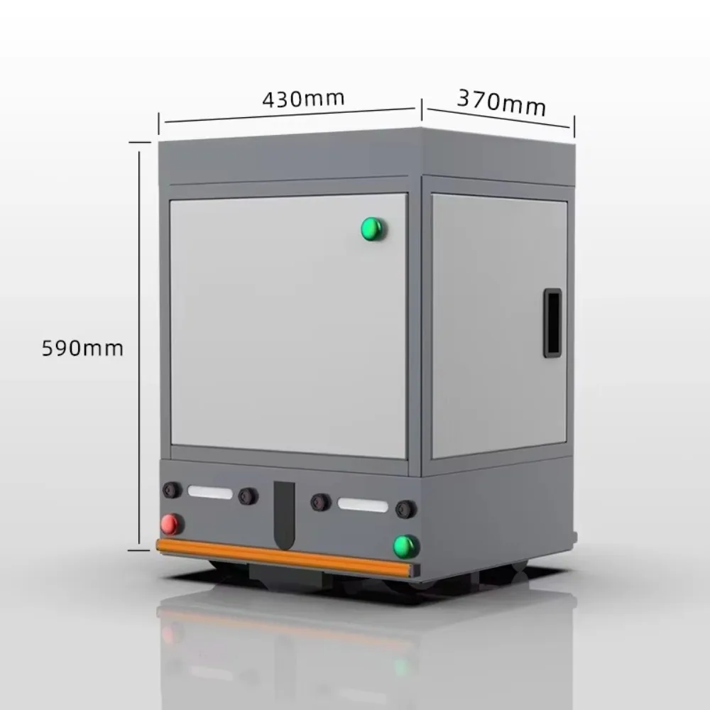 

50kg Capacity Box-type Intelligent Handling Robot Automatic Cargo Transport Cart for Wave Soldering Jig Tools