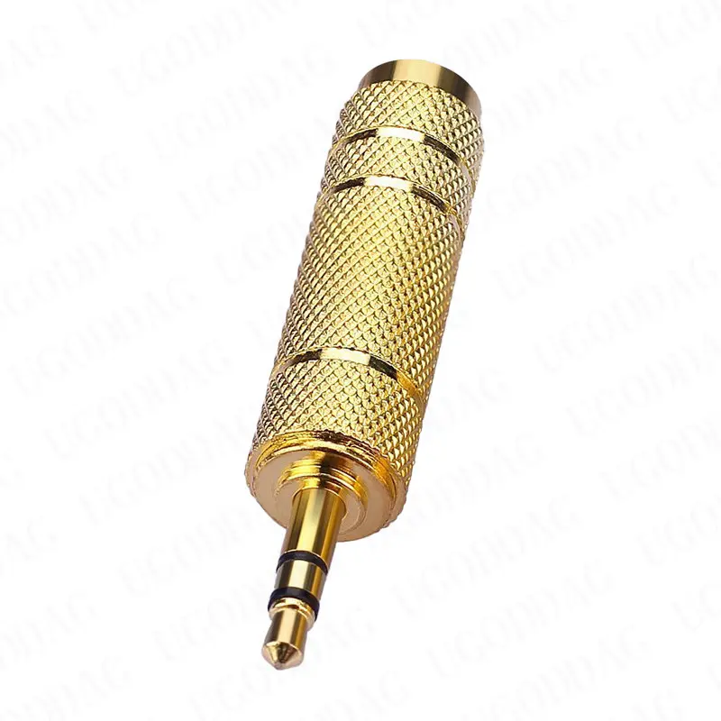 6.5 6.35mm Male Plug to 3.5mm Female Connector Headphone Amplifier Audio Adapter Microphone AUX 6.3 3.5 mm Converter