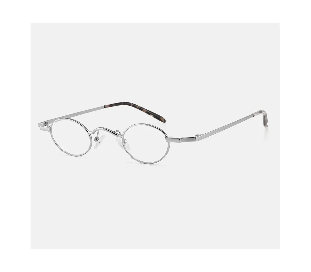 Kleine Retro-Linsen, geeignet für Metall-Lesebrillen mit großem Gesicht, Unisex, blaues Licht blockierende Linse, verschreibungspflichtige Brillen, individuell gestaltet – Detail 12