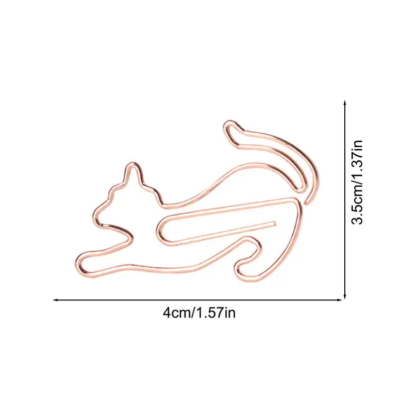 Paper Clips Bookmarks Planner Clips With Animal Shaped Animal Shaped Paper Clips Dog Paper Clips Decorative Binder Clips Gifts