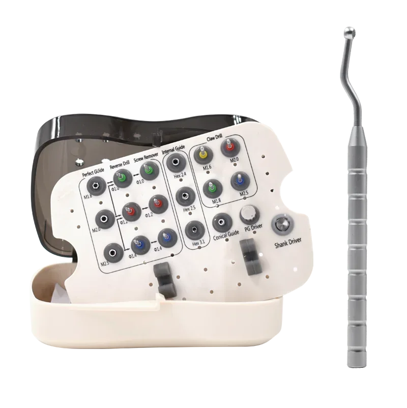 Professional Lab Removals Kit Damageds Screw Extractors Tools Set Universals Implants Prosthetics Kits