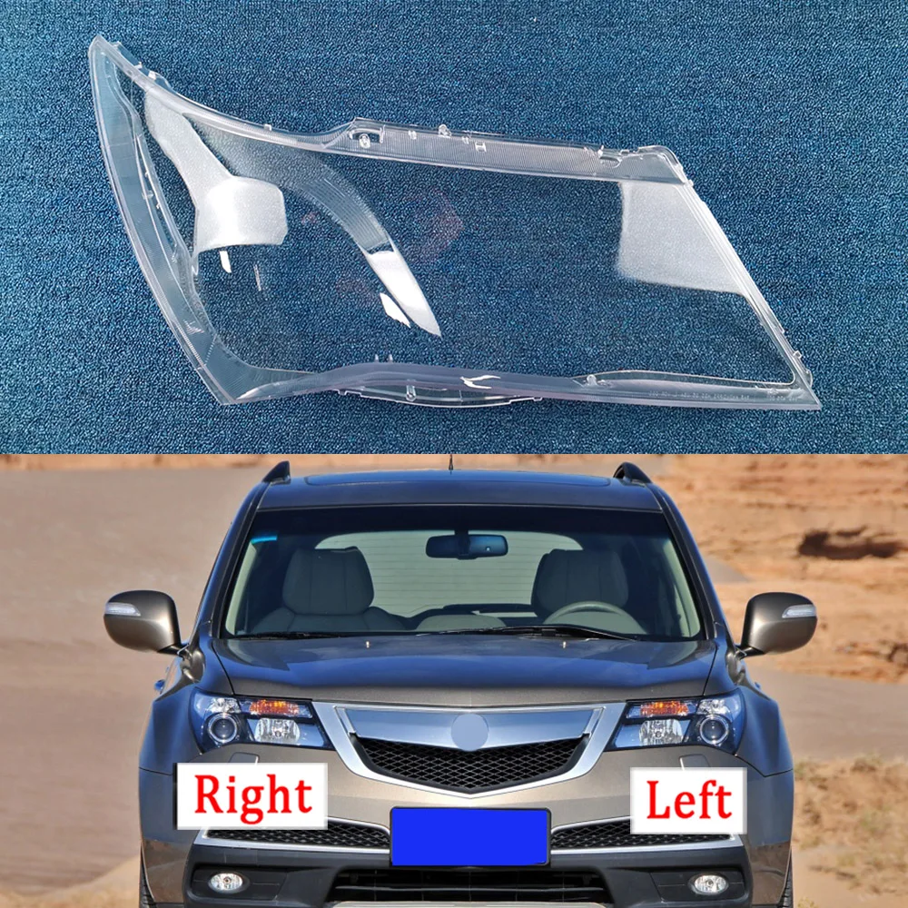 

Car Front Glass Lens For Honda Acura MDX 2007~2013 Plexiglass Front Headlamps Transparent Lampshades Lamp Shell Masks