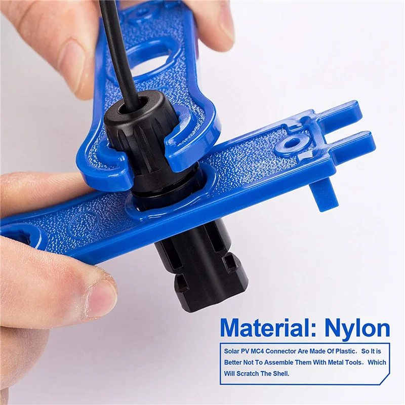 【Preço-gota!】12 chaves de ferramenta de conector solar, ferramenta de montagem de conector de painel solar para conectores, chave solar de plástico sp