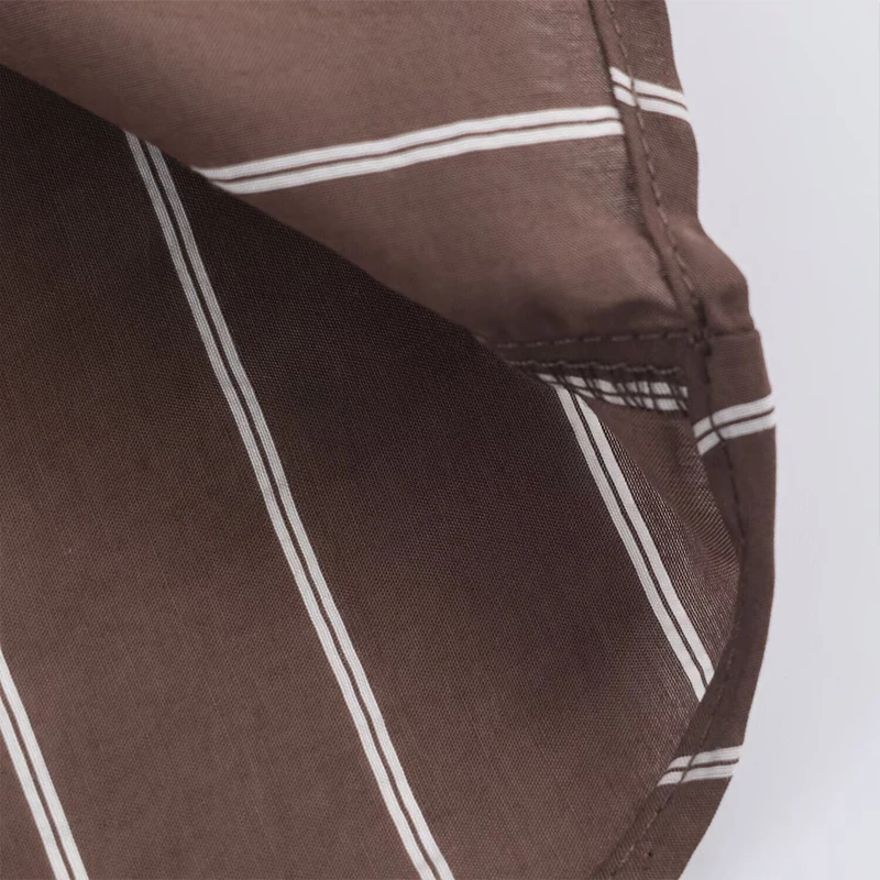 Moda chique listra camisas para mulher 2026 nova primavera manga longa bolsos feminino streetwear camisa casual e blusa topo ﻿