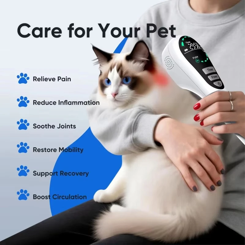 980nm Physiotherapy Cold  Near-Infrared Light Therapy For Soft Tissue Ligament Injuries Triple-wavelength Pain Relief  for Pet