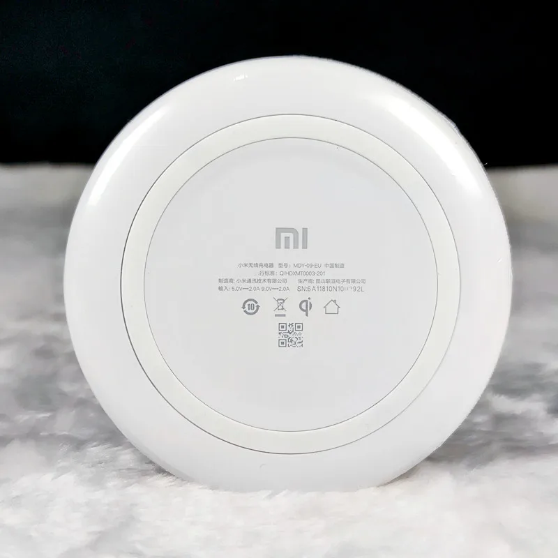 Xiaomi Wireless Charger Fast Charge QC3.0 18W Qi Smart Fan Charging Pad For Iphone X Xr 9 10 For Samsung S8 S9 Mi 13 12 11T pro