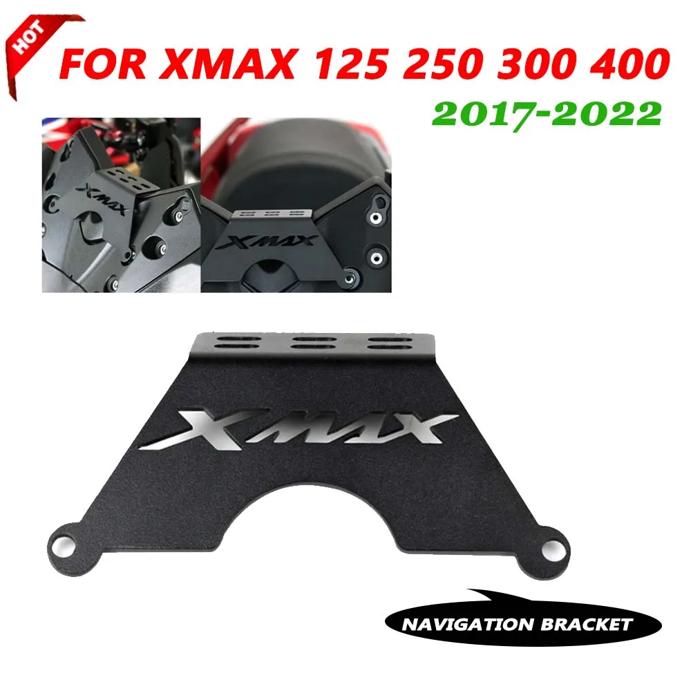 

For Yamaha XMAX250 X-MAX XMAX 300 125 250 400 Motorcycle Front Phone Stand Holder Smartphone Phone GPS Navigaton Plate Bracket