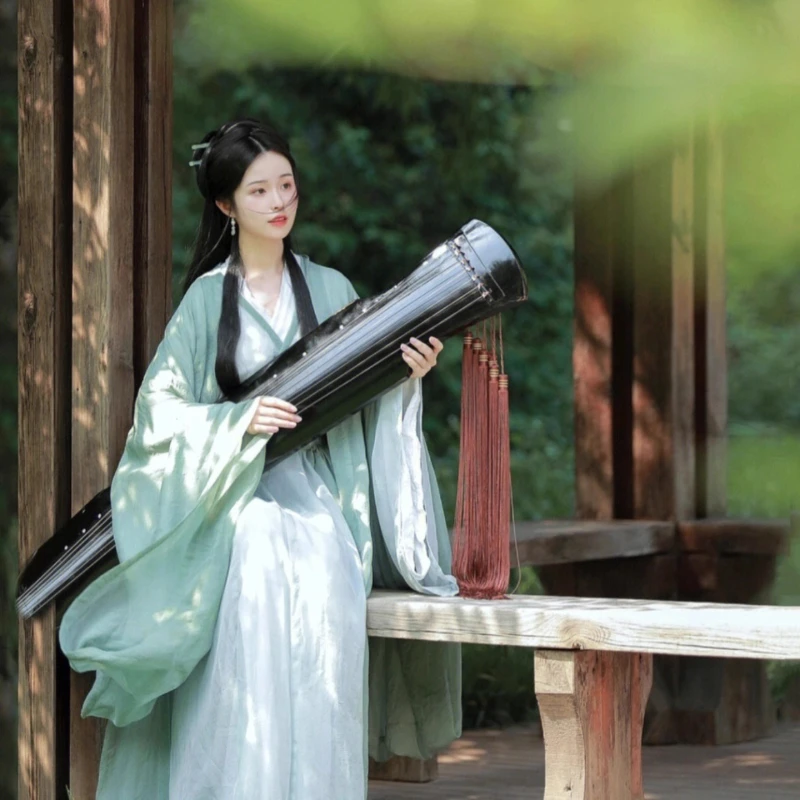 

Hanfu cold series fairy skirt spring and autumn clothes big sleeve shirt elegant