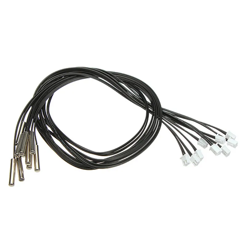 Waterproof 10pcs/lot 5 x 25 mm NTC-3470 Professional 10PCS NTC 10k Ohm 1% 3470 Temperature Sensor Probe thermistor Epoxy probes