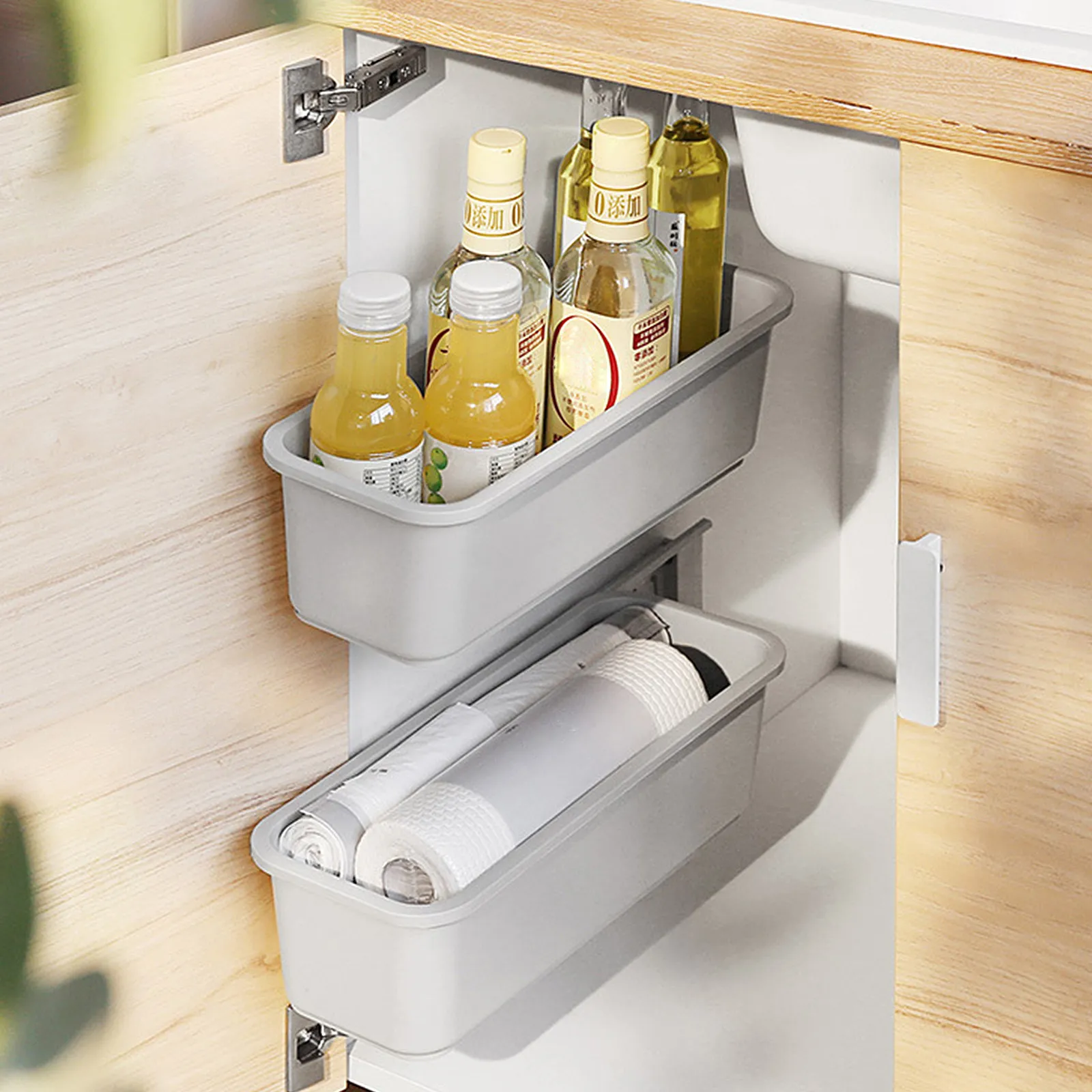 

Набор из 1 компактного органайзера для хранения в ящиках, легкий пластиковый контейнер для кухонной столешницы, для сортировки столовых приборов и мелочей, держатель для ложек