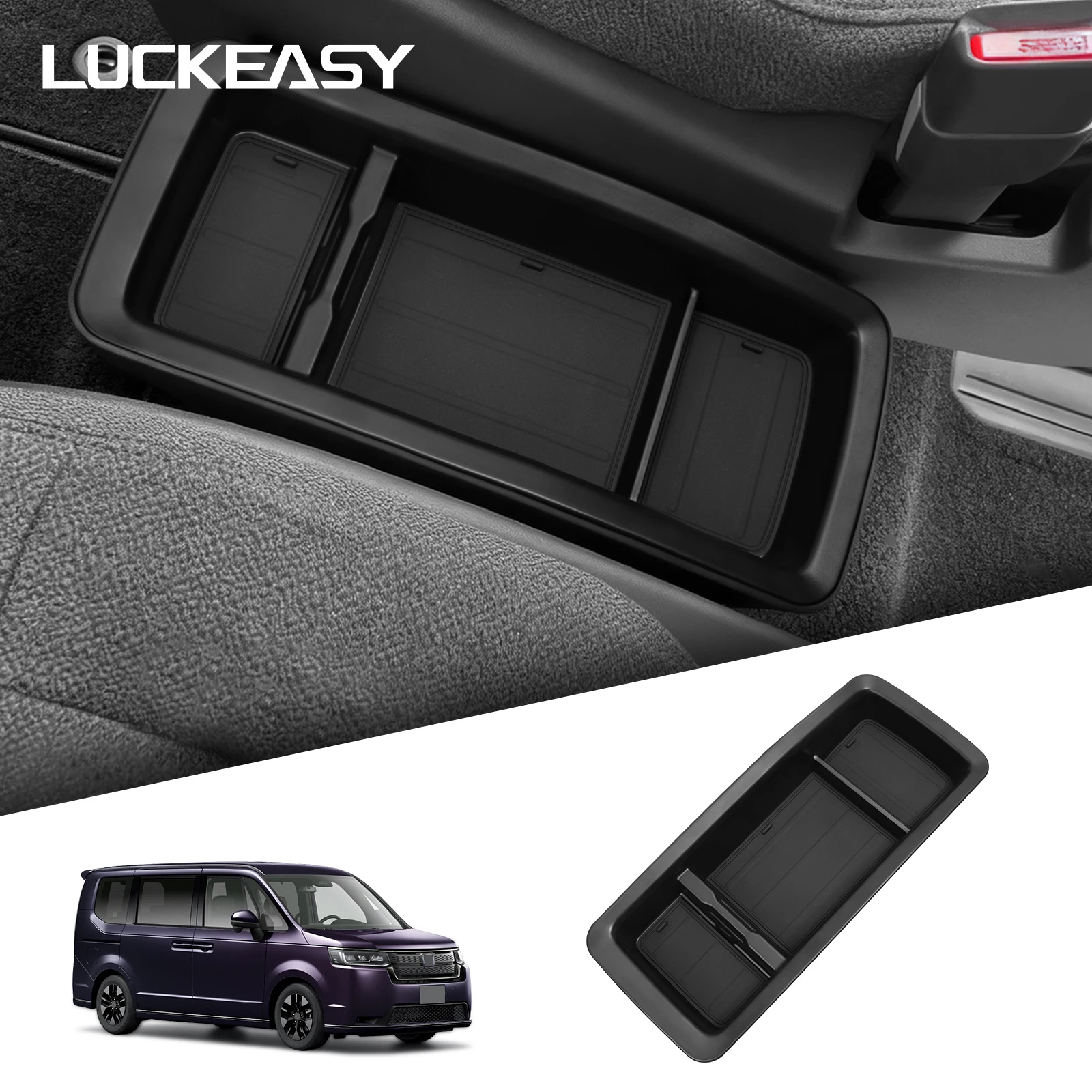 

for Honda STEPWGN 6th Generation 2022-2025 Car Storage Box Interior Accessories Front Seat Center Console Storage Case Tray