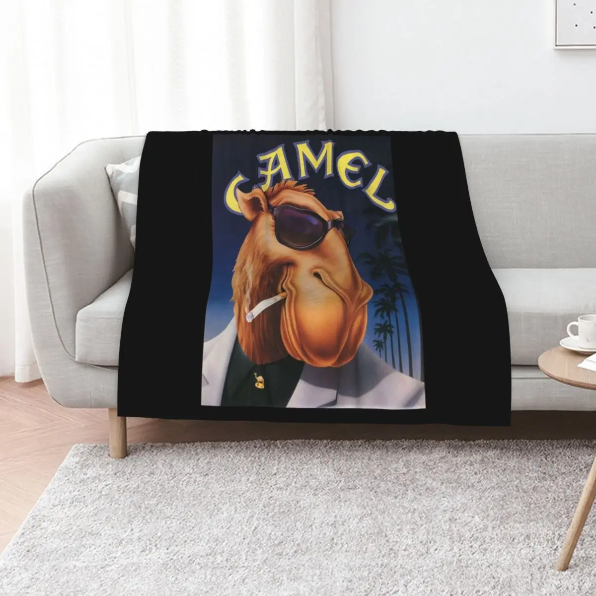 

Camel Cigarettes Throw Blanket Summer Beddings Sofa Personalized Gift halloween Blankets