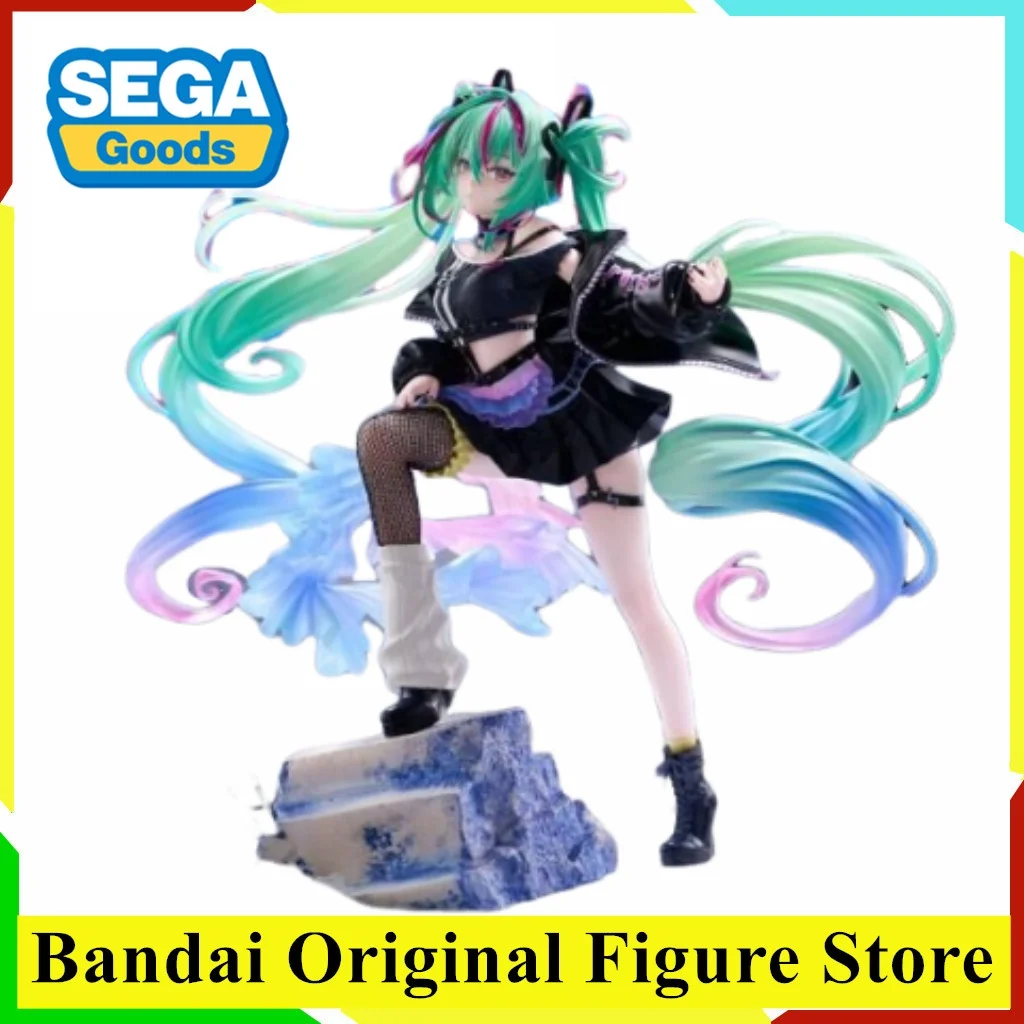 

Original Sega Hatsune Miku Anime Miku Figurizm Alpha Punk! Action Figurine Toys PVC Model Figuarts Collection Decoration