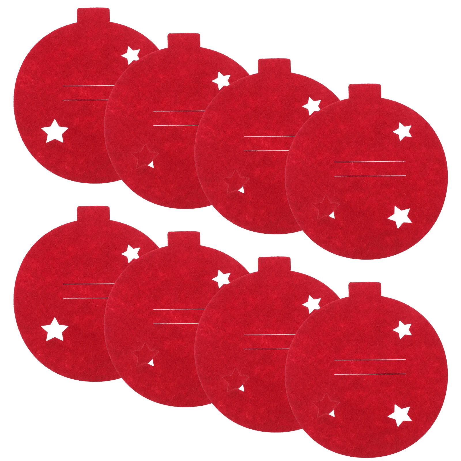 

8pcs Christmas Holder Red 4 Pieces Cutlery Holder For Party Set Tableware ganizer Fork Knife Bag Decorations Party Storage