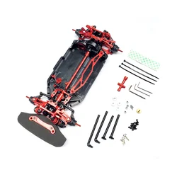 Metal TT02 4WD 1/10 Touring Car On-Road Drift RC Car Frame Kit Chassis