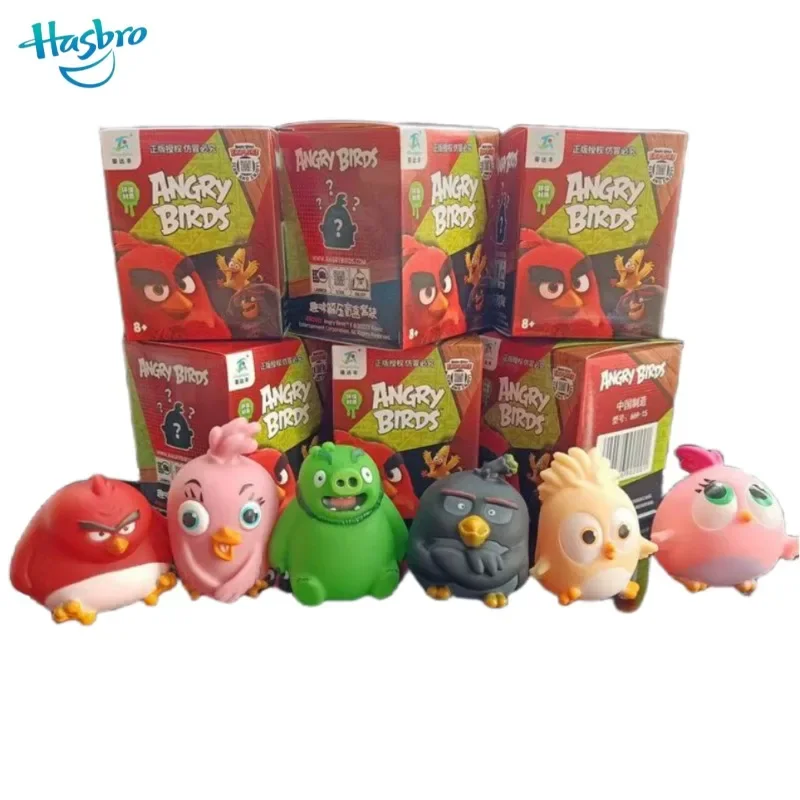 Angry Birds Red Chuck animation periferiche cartoon Q version soft rubber giocattolo educativo interattivo per bambini regalo di festa