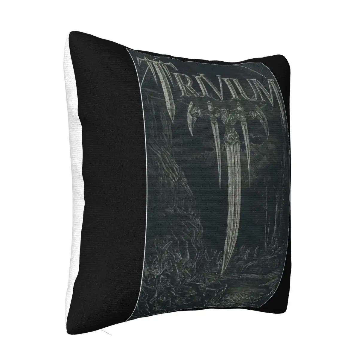 Trivium Battle Mens Black Size Xl New Youth Street Style Novelty Humour Autumn Text On Sale Men Swag Slim Fit Pillow Case