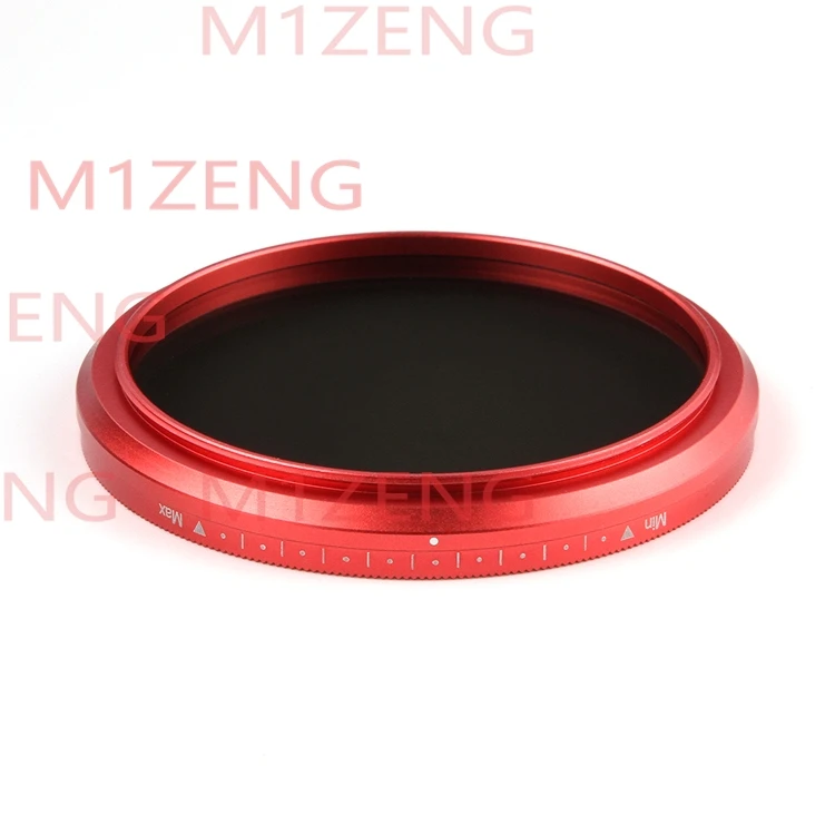 Filtr ND z regulowaną przekładnią neutralną ND2-ND400 do obiektywów aparatów fotograficznych, rozmiary 40.5 43 46 49 52 55 58 62 67 72 77 82 — zdjęcie produktu 4