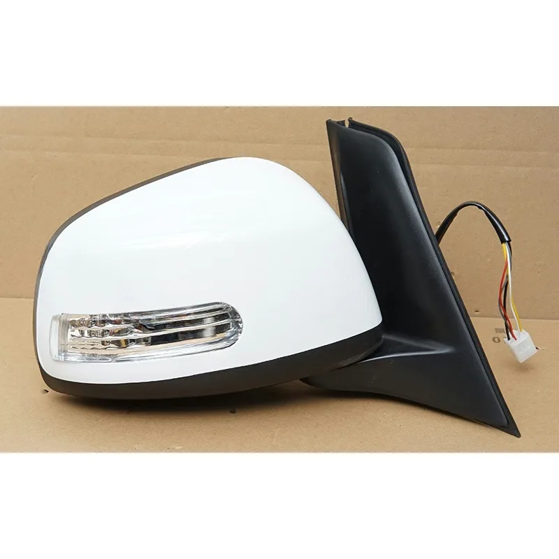 New Unpainted White Rear View Mirror Assembly Reverse Lens Housing Light Left Right Reflector Automobile Part for Suzuki SX4