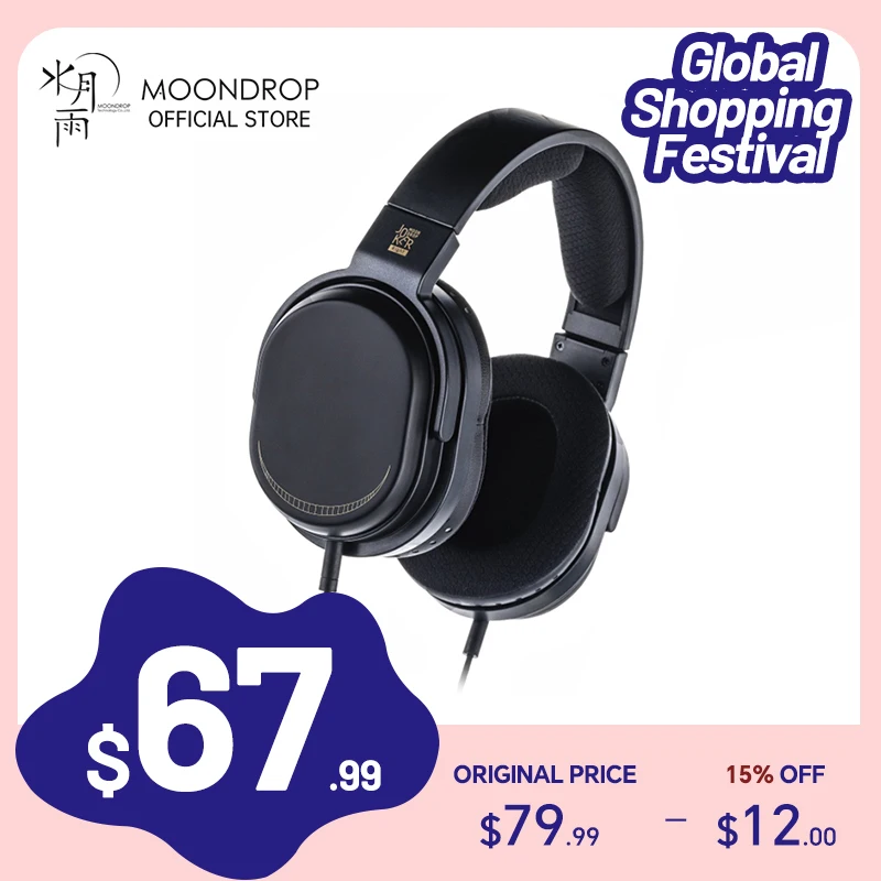 MOONDROP JOKER Headphone Professional Monitoring Closed-back Dynamic Full-size Headset with 3.5mm Stereo Plug