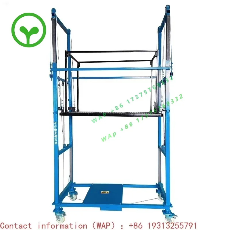【2026】New Electric Lifting Scaffolding Multifunctional Mobile Folding Lift Indoor Decoration Remote Control Lifting Platform