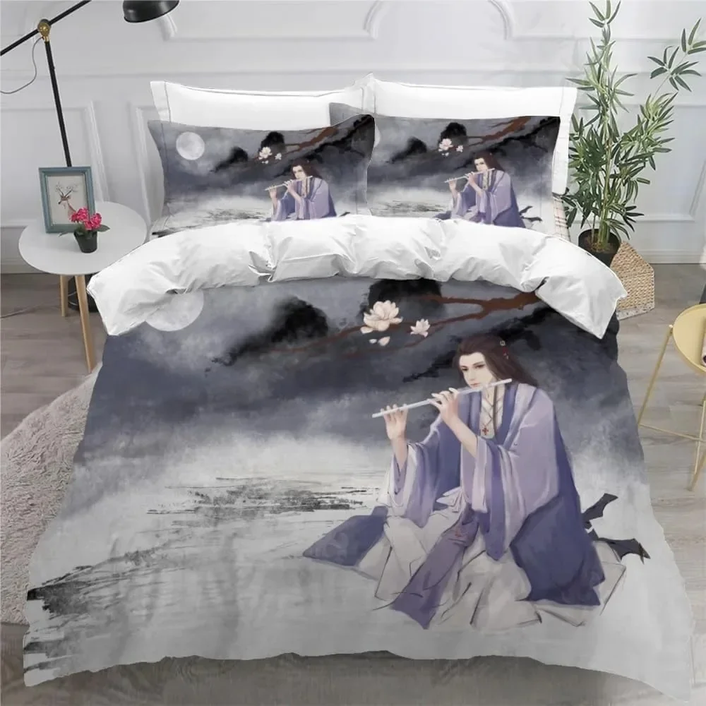 Anime girl bedding set, Japanese manga duvet cover, ultra-fine fiber duvet cover, adult and children's duvet cover pillowcase