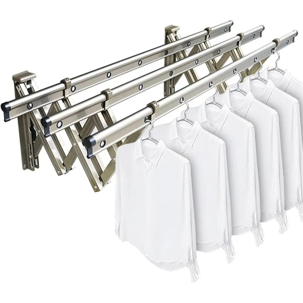 

Складная сушилка для белья (для дома и улицы), золотая, 100 см, для одежды, полотенец и белья