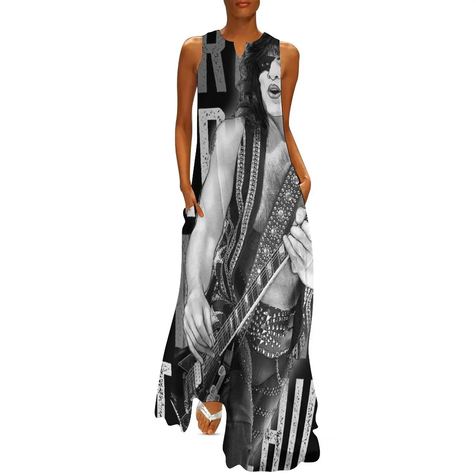 KISS Starchild KISS Army Concert V1 Long Dress fairy dress long dress women summer women summer