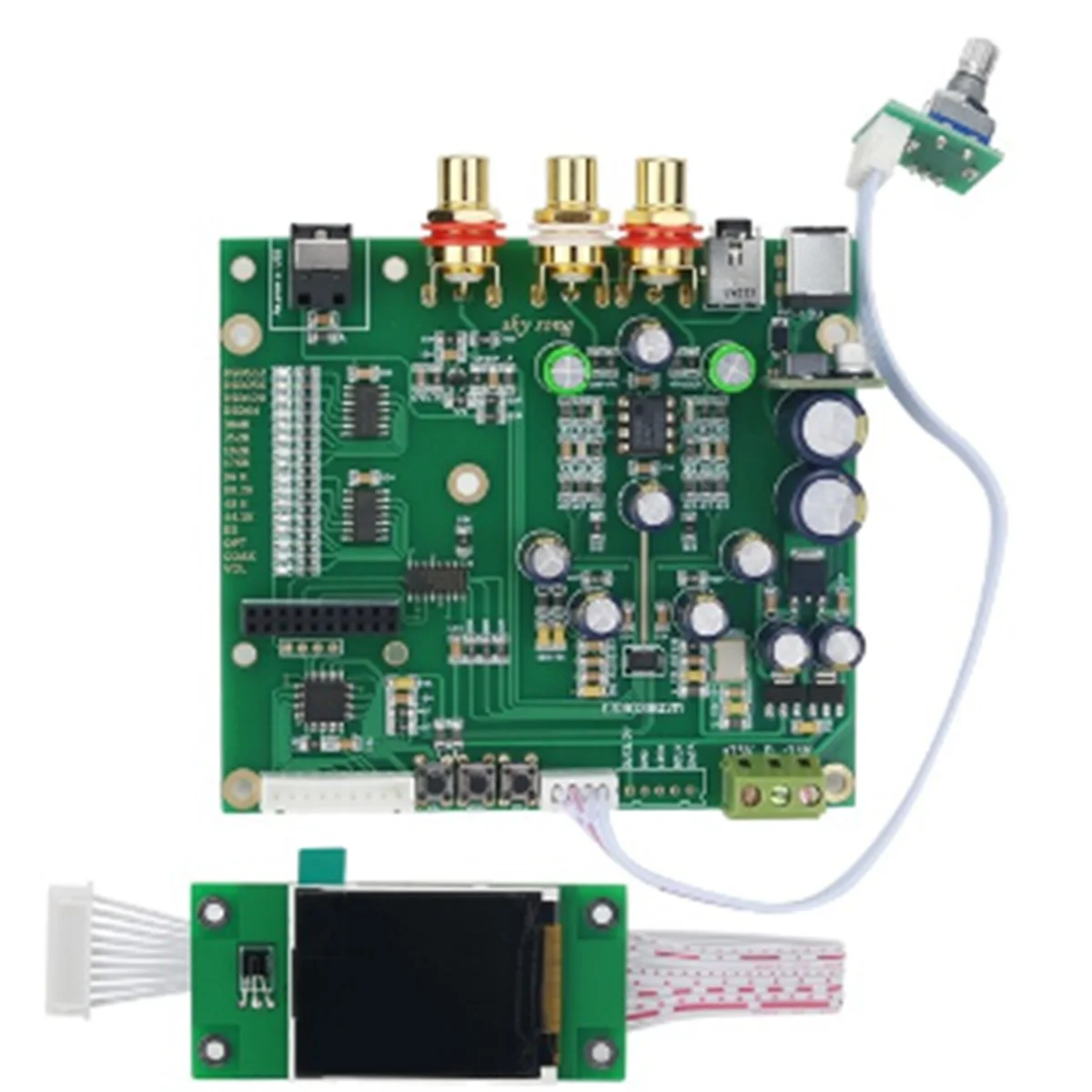 

For Song ES9038Q2M DAC Board Decoder Board with USB Input Interface Gold-Plated RCA