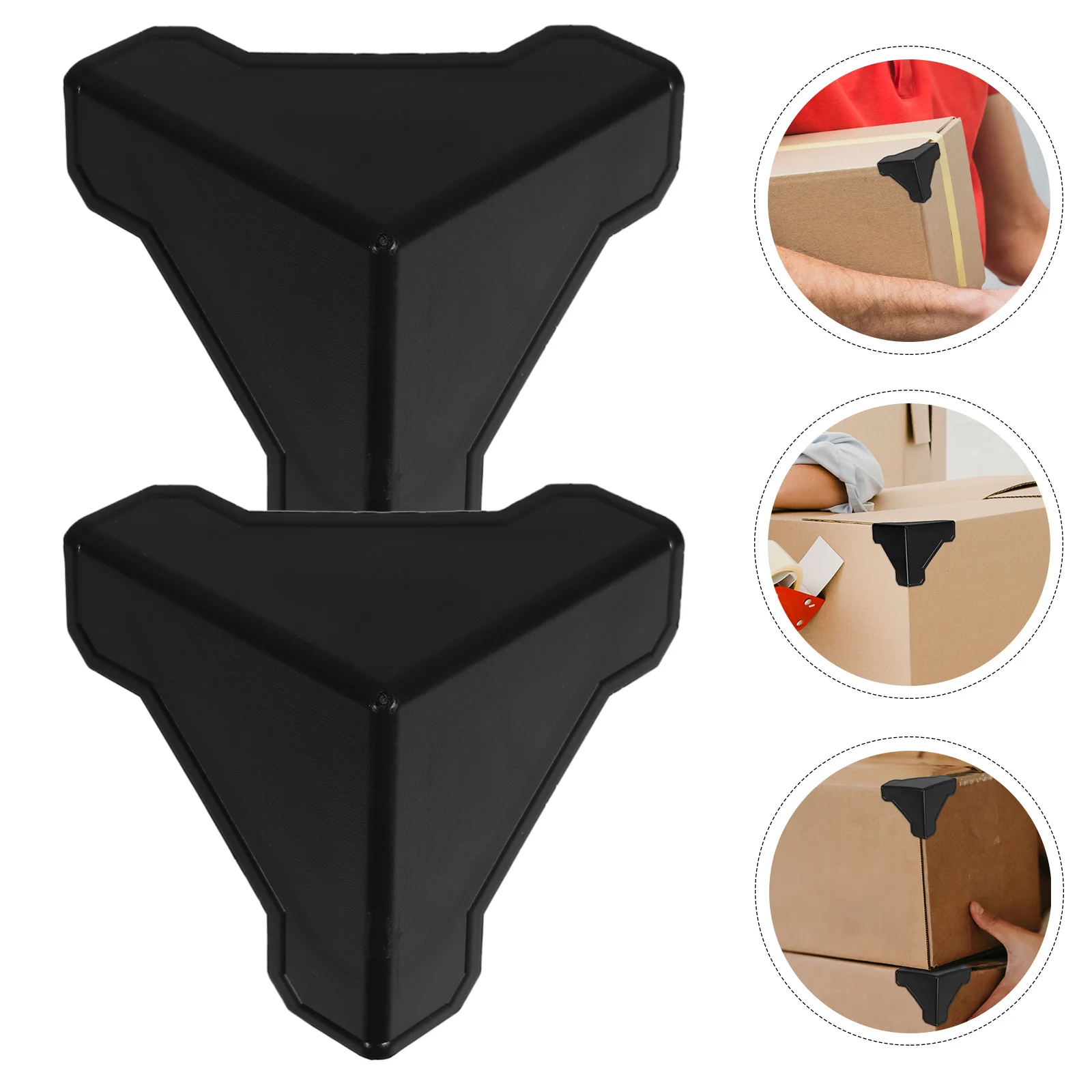 100 قطعة من واقيات زوايا الصندوق الورقي، واقيات حافة بلاستيكية لتغليف الأثاث، واقي زوايا صغير، حماية تعبئة الكرتون #5