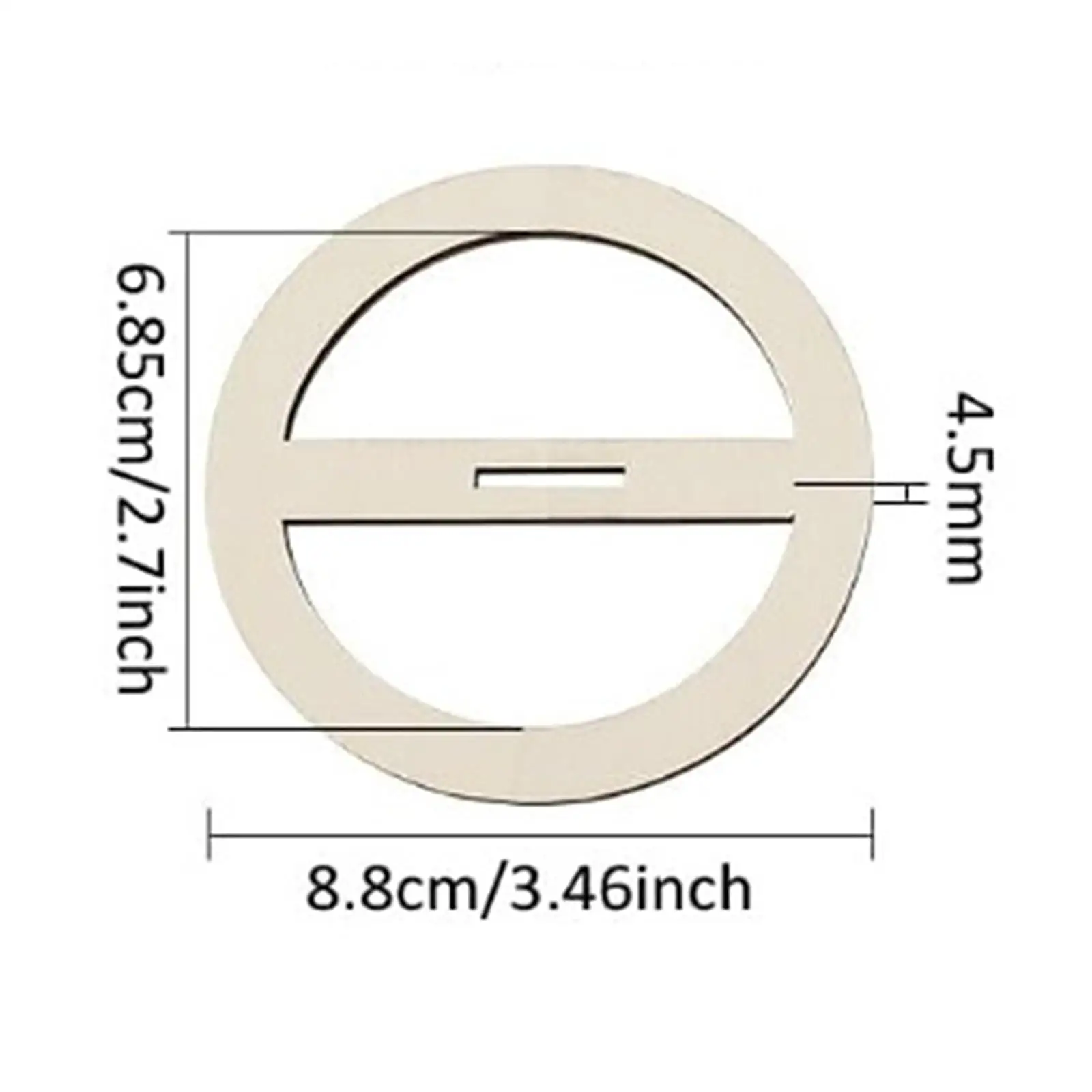 5 Pieces Wooden Wick Centering Tool Candle Wick Stabilizer Wick Bar Hand Tool Round Portable for Candle DIY Making Home Decor