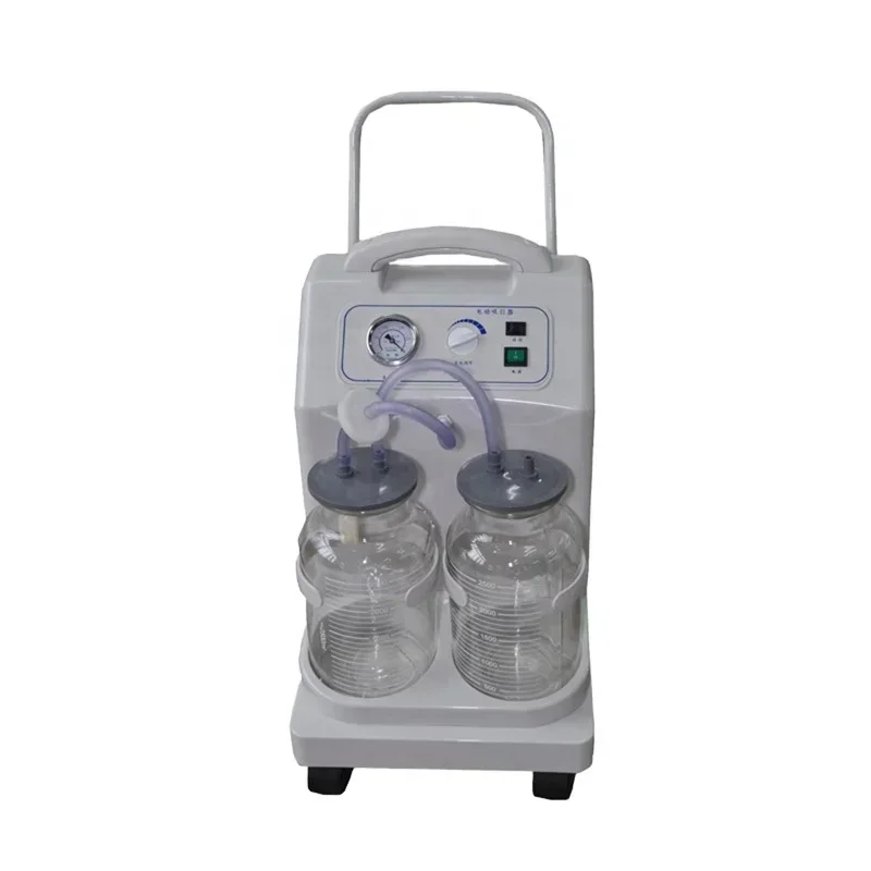 Veterinary Surgical Hospital Medical Ambulance Mobile Vacuum Plastic Saliva Aspirator Machine Portable Machine