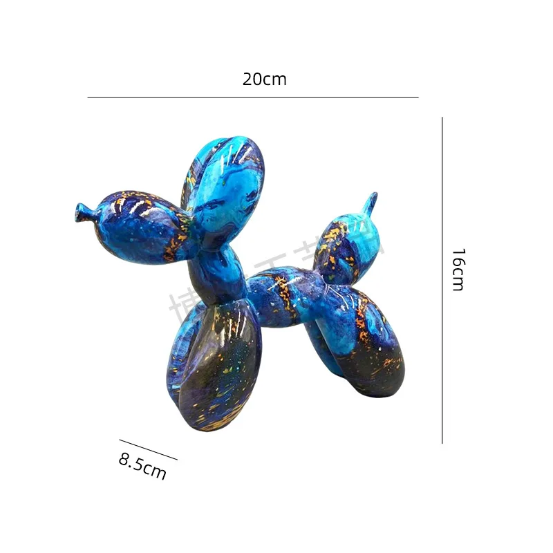 

Creative Balloon Dog Resin Ornament Living Room Entrance Wine Cabinet Decoration Light Luxury Tide Play Crafts