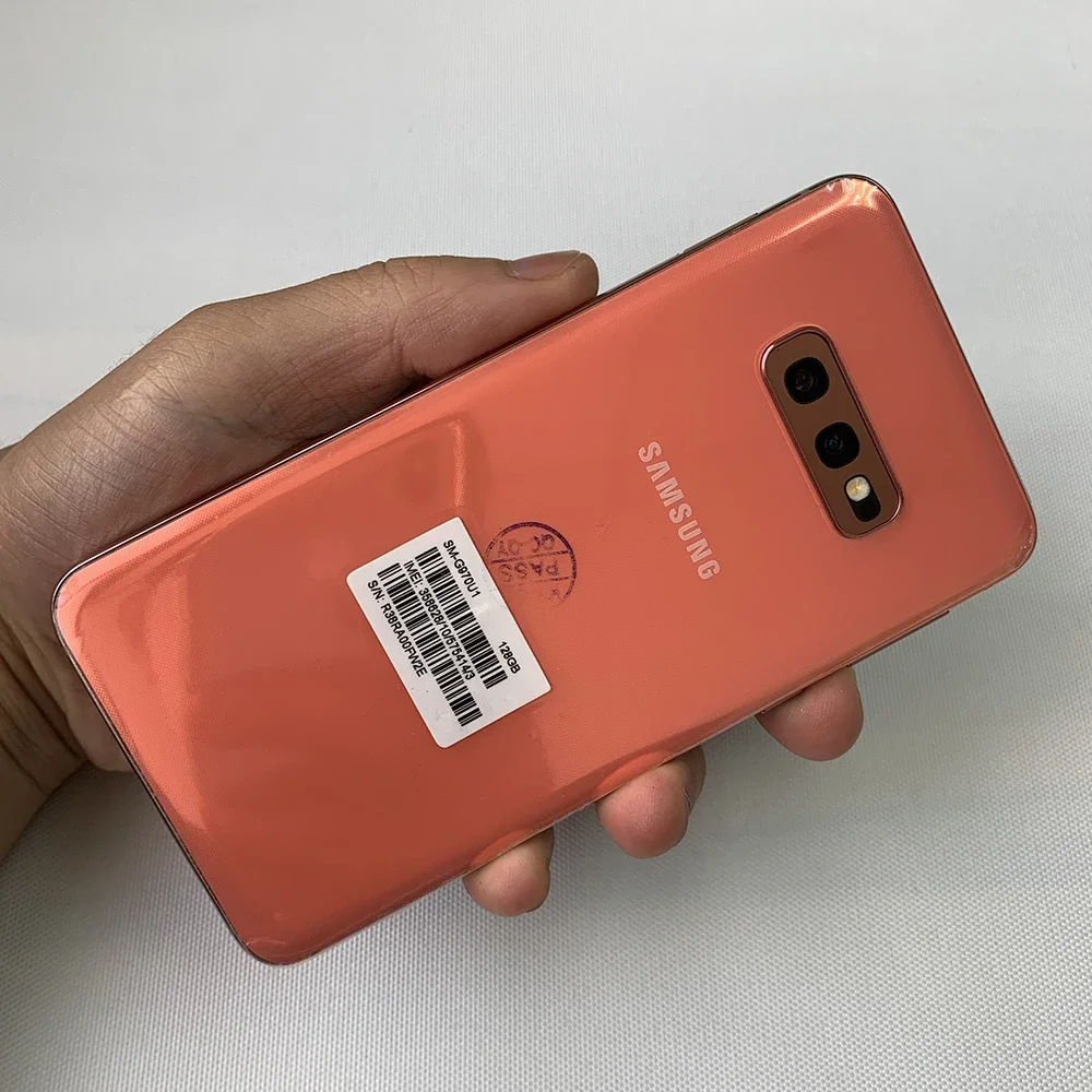 هاتف سامسونج جالاكسي S10e G970U1 G970F 4G الأصلي 5.8 "6GB RAM 128GB ROM الهاتف المحمول 12MP + 16MP + 10MP ثماني النواة الهاتف الذكي #6