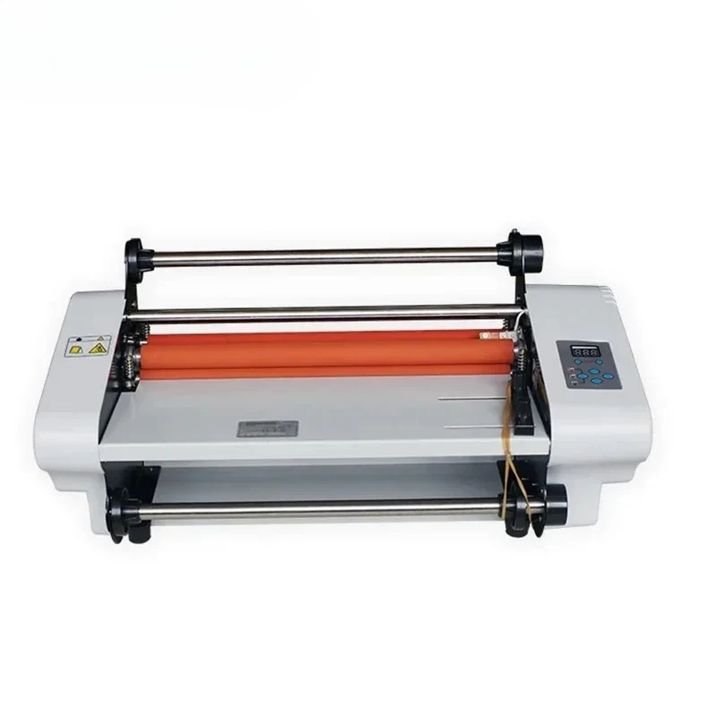 

New 220VDC-358 Paper Laminating Machine Film Laminator Electronic Temperature Control Cold& Hot Mounting Single& Double-sided He