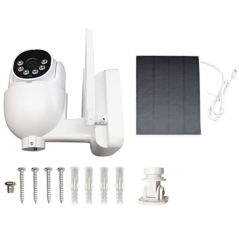 كاميرا A20 اللاسلكية الشمسية HD كاميرات واي فاي مراقبة الحماية الأمنية الهاتف المحمول الذكي عن بعد سهلة الاستخدام B