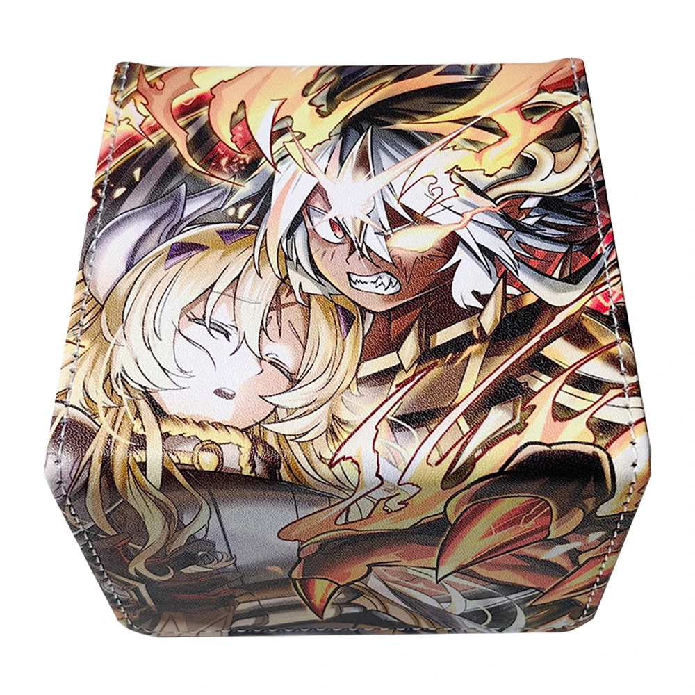 Diy Yu-Gi-Oh! The Fallen The Virtuous Card Storage Box Ygo Incredible Ecclesia High-End Leather Card Storage Box Gift Toys