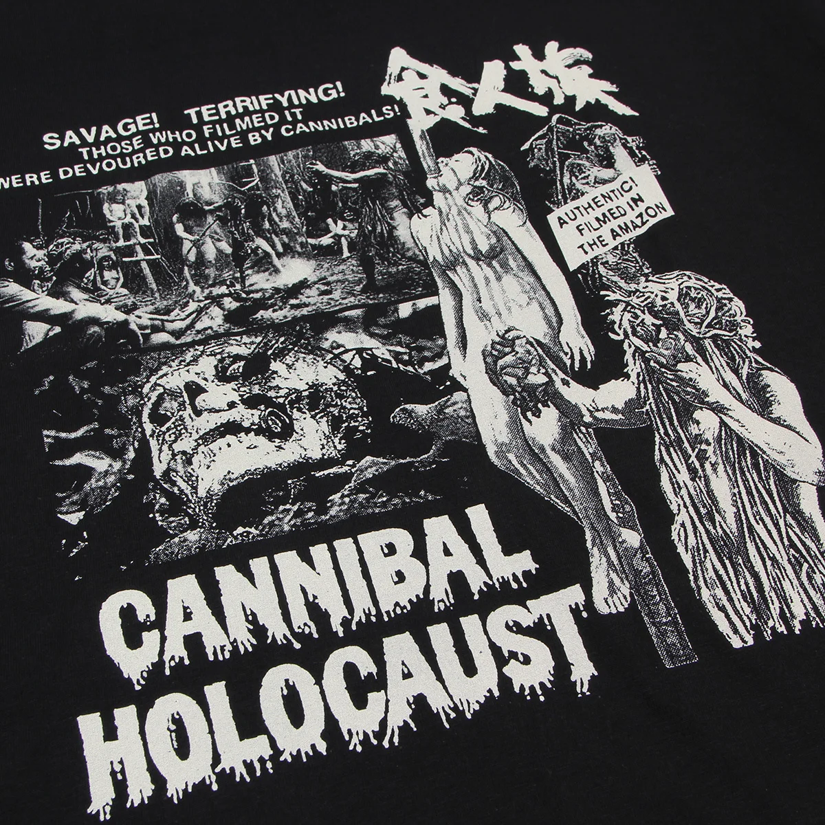 Cannibal Holocaust T-Shirt Adventure Horror Movie Srpski Film Martyrs The Green Inferno Men Summer Cotton Tee Shirt