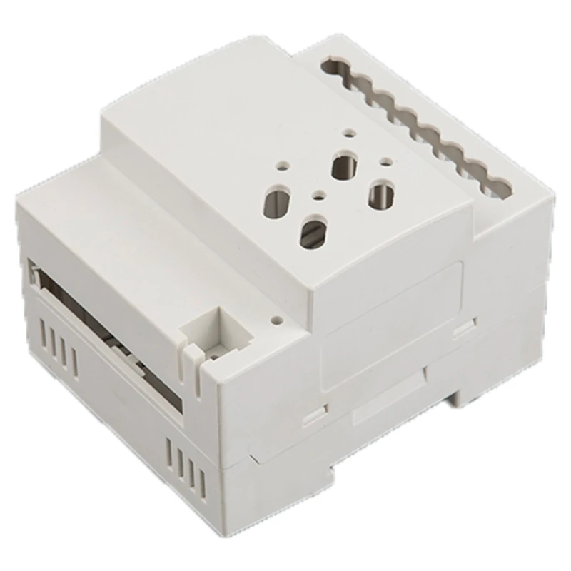 90x72x63mm Plastic PLC Industrial Control Box Power Supply Housing Rail Housing Instrument Junction Project Box LK-DR48