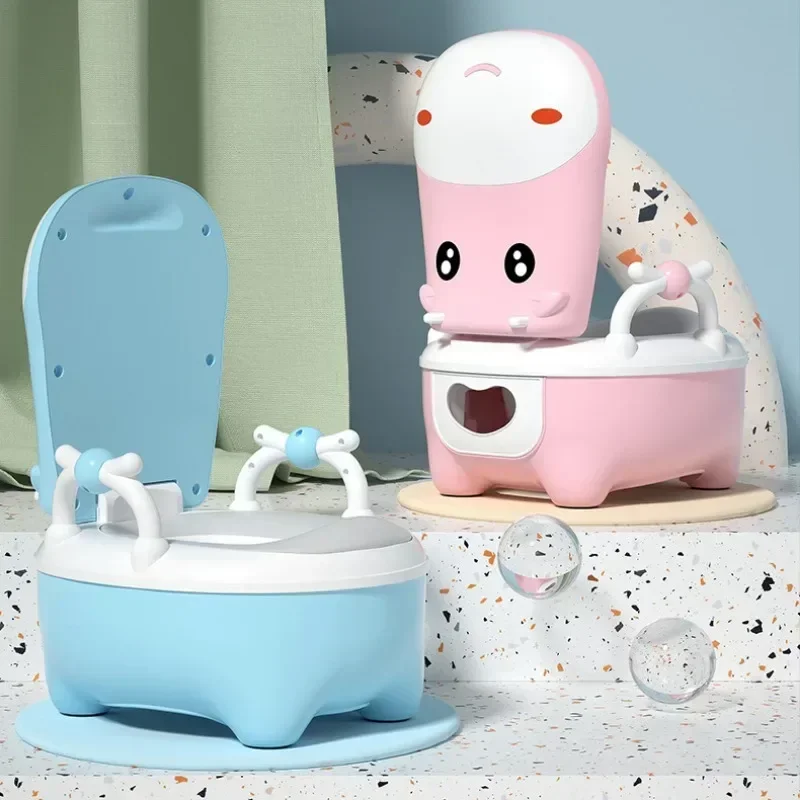 Assento Sanitário Dos Desenhos Animados Das Crianças, Cute Vaca WC, Bedpan Urina Balde, Baby Potty Basin, Meninos e Meninas, Casa