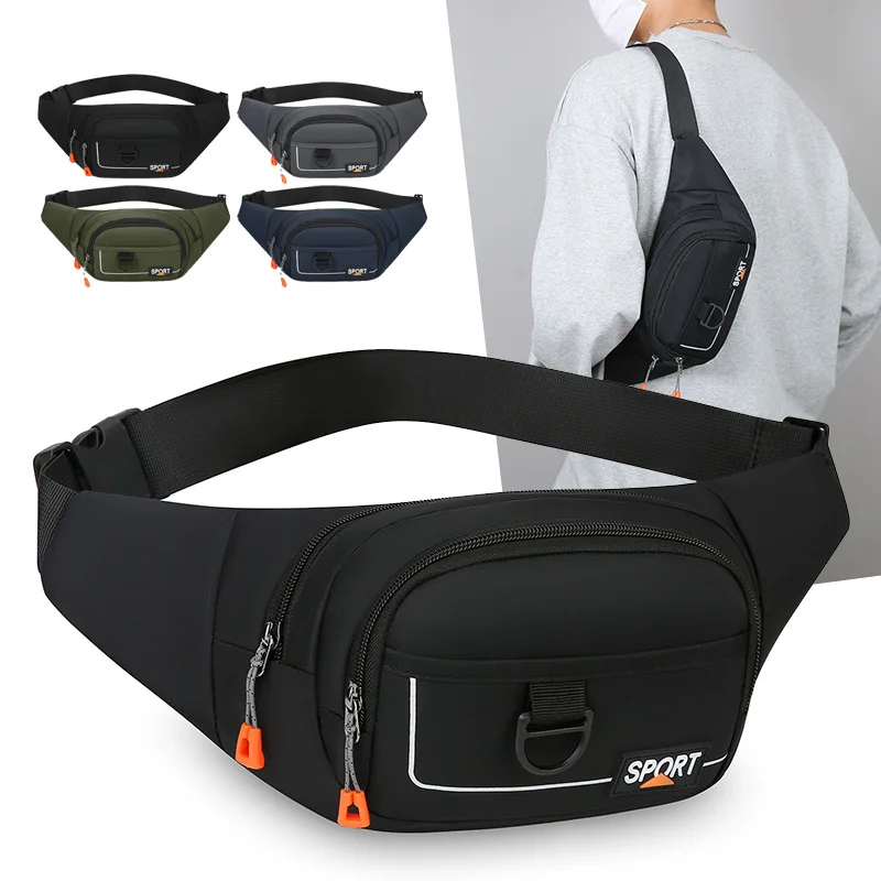 

Водонепроницаемая поясная сумка унисекс, мужская поясная сумка, женская рабочая сумка-кенгуру на бедрах для телефона - дорожное снаряжение для мужчин и женщин